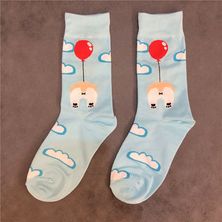 Dimensional Love Butt  Socks