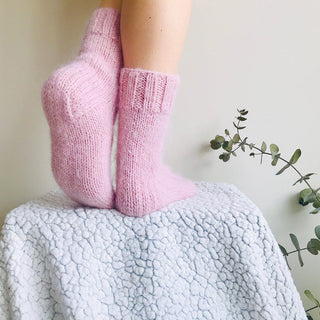 Knitting stockings home WOOL pile stockings woman