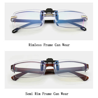 Blue light blocking Glasses Women Men Anti blue Ray Clip On Eyeglasses Myopia Presbyopia Night Vision Computer Gaming Clips Lens
