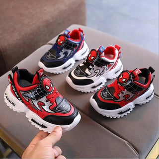 Autumn Spiderman Kids Shoes For Boys Girls Running Cartoon Children Sneakers Walking Tenis Infantil Teenagers Sport Shoes