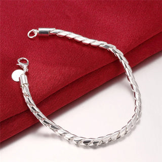 4mm Sterling Silver Snake Chain Bracelets
