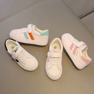 Babaya Children Shoes White Sneakers Girls Casual Shoes Boys Sports Shoes New Spring 2021 Fashion Kids Shoes for Girl