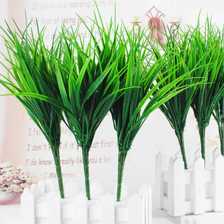 Artificial Plastic Branches Grass Plant Fake Flower