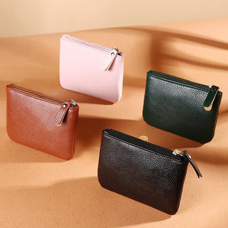2021 New Mini Coin Purse Female PU Leather Keychain Luxury Brand Designer Women Wallet Small Bag Coin Pouch Bag Wholesale