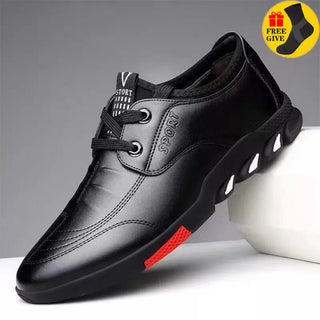 Fashion Men Leather Shoes Daily Office Sneakers Zapatos Hombre Casual Loafers Comfortable Soft Driving Walking Shoes Men Loafers