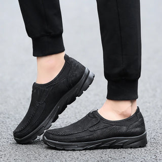 Men Casual Sneakers Breathable Loafers Sneakers 2023 New Fashion Comfortable Flat Handmade Retro Leisure Loafers Shoes Men Shoes