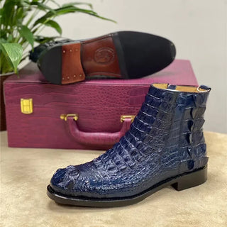 Crocodile Boots Leather High-top Alligator