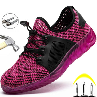 Women Anti-Puncture Safety Sneaker Shoes
