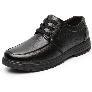 High Quality Genuine Leather Shoes Men Flats Fashion Men's Casual Shoes Brand Man Soft Comfortable Lace up Black 99