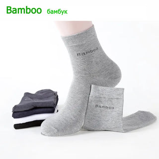 10 Pairs / Lot Bamboo Fiber Men Socks