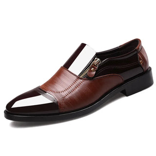 Classic Business Men's Dress Shoes Fashion Elegant Formal  Wedding Shoes Men Slip on Office Oxford Shoes for Men Black