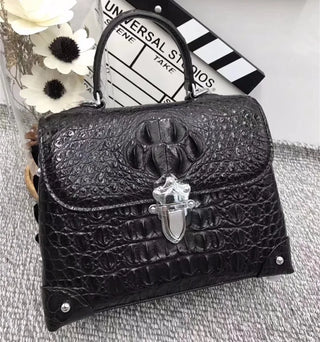 Studs Leather Handbag
