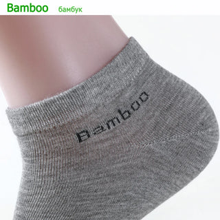 10 Pairs / Pack Men's Bamboo Fiber Socks