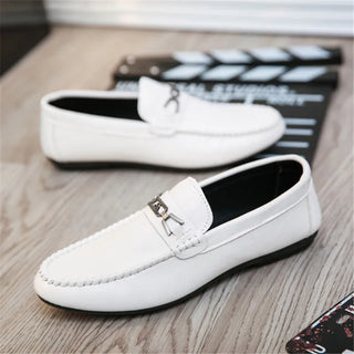 Men's Brand Leather Moccasins Comfy Drive