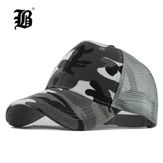 [FLB] Camo Mesh Baseball Cap Men Camouflage Caps Masculino Summer Hat Men Army Cap Trucker Snapback Hip Hop Dad Hat F141