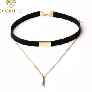 Choker Necklace Gold Chain