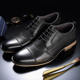 Brand Men Shoes Top Quality Oxfords British Style Men Genuine Leather Dress Shoes Business Formal Shoes Men Flats Plus Size 50