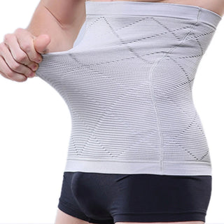 Men Waist Cincher Corsets Slimming Bodyshapers Belly Belt High Waist Tummy Trainer Control High Elastic Compression Underwear