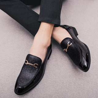 Fashion Pointed Toe business Dress Shoes Men Loafers Leather Oxford Shoes for Men Formal Mariage slip on Wedding party Shoes k3