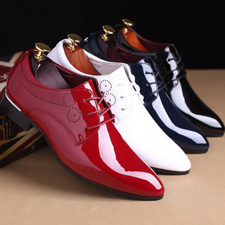 High Quality Men Formal Shoes Men Oxford Leather Dress Shoes Fashion Business Men Shoes Pointed Wedding Shoes