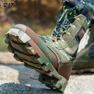 Jungle Tactical Military Boots Men's Combat Desert Boots Camouflage Hiking Hunting Shoes Men Work Shoes Botas Militares Hombre