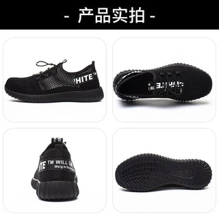 Men Breathable Steel Toe Safety Shoes
