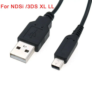 JCD USB Data Charger Charging Power Cable Cord for DS Lite DSL NDSL For NDSi  3DS  New 3DS XL LL NDS GBA SP
