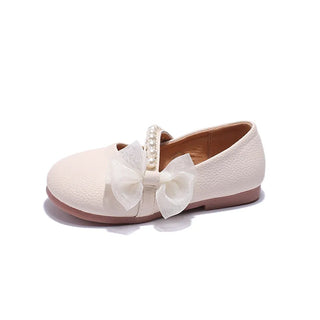 Mary Jane Side Bow Pearl Elegant Princess  Shoes
