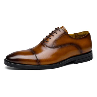 2022 New High Quality Handmade Oxford Dress Shoes Men Genuine Cow Leather Suit Shoes Footwear Wedding Formal Italian Shoes Hot