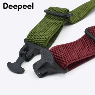 1Pc 3.5*120cm Men's Suspender X Type Elastic Adjustable Strap