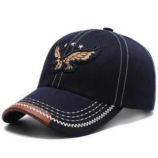 Hats Men'S And Women'S Four-Season Shade Baseball Cap Eagle Embroidery Korean Version Trendy Casual Couple Sunscreen Sun Hat