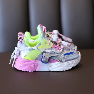 Baby Fashion Sport Shoes for Girls Boys Colorful Sneakers Baby Soft Bottom Breathable Outdoor Kids Shoes for 1-6 Years