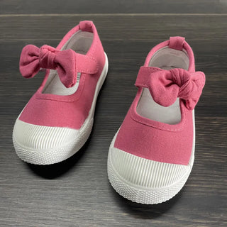 Baby Girl Shoes Canvas Casual Kids Shoes With Bowtie Bow-knot Solid Candy  Girls Sneakers Children Soft Shoes 21-30 Classic