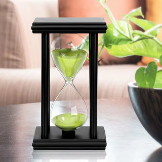 5-60 Minutes Wooden Hourglass Modern Sandglass Creative Birthday Gifts Kitchen Timer Home Decoration Sand Clock Office Ornaments