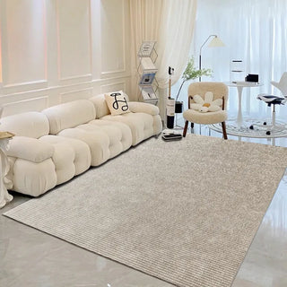 Oversized Modern Beige Carpet