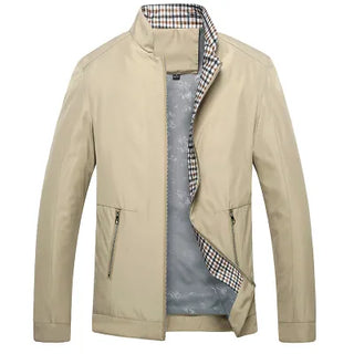 Men Business Jacket 2023 Spring Stand Collar Mid-length Men Windbreaker Jackets Male Casual Overcoat Streetwear Size M-8XL