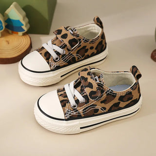 Baby Girls High Top Leopard Breathable Shoes