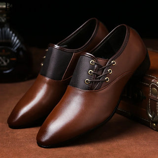 Italian Man Shoes Brown Oxford Shoes For Men Zapatos De Hombre De Vestir Formal Leather Shoes Men Dress Tenis Masculino Adulto
