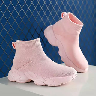 Children Socks Sneakers Kids Shoes For Girls Boys Fashion Flying Mesh Toddler Boy Shoes Kids Casual Shoes Solid Color Kids Socks