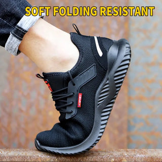 Indestructible Shoes Men Work Safety Shoes with Steel Toe Cap Puncture-Proof Boots Lightweight Breathable Sneakers Dropshipping