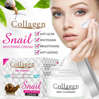 Disaar Snail Collagen Facial Care Kit Whiten Cleansing Repair Set Face Cleanser Face Serum Eye Cream Essence Brighten Skincare