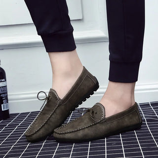 Classic Spring Autumn Men Casual Shoes Men Loafers Fashion Sneakers Leather Breathable Slip-on Driving Shoes Brand Design