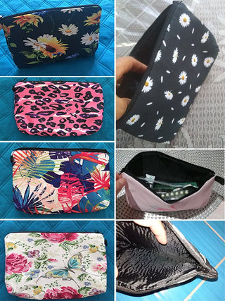 Cat Double Sided Printed Cosmetic Bag Women Makeup Bag Cool Fashion Storage Bags Ladies Toiletry Bag Portable Unisex Pencil Case