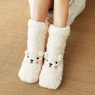 Bear Fuzzy Socks